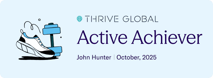 Active Achiever badge - awarded for Movement
